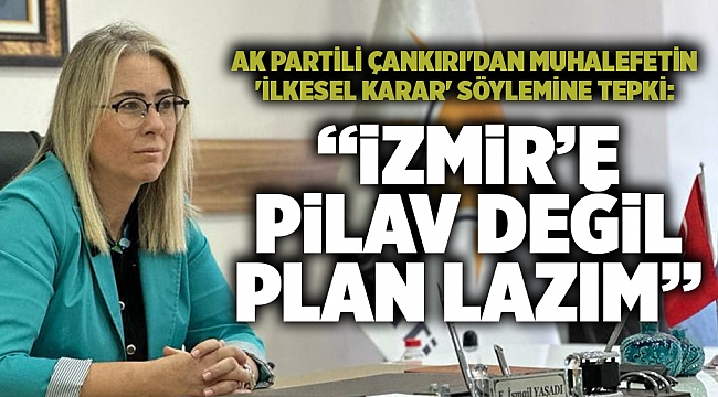 AK Partili Çankırı'dan Muhalefetin 'ilkesel karar' Söylemine Tepki