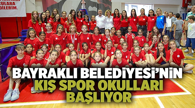 Bayraklı Belediyesi’nin kış spor okulları başlıyor