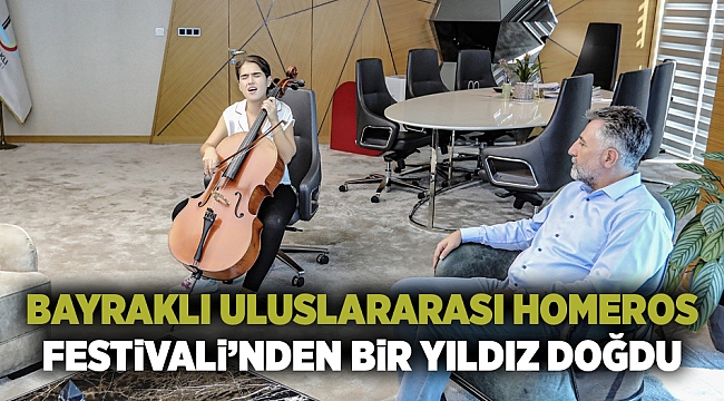 Bayraklı Uluslararası Homeros Festivali'nden bir yıldız doğdu