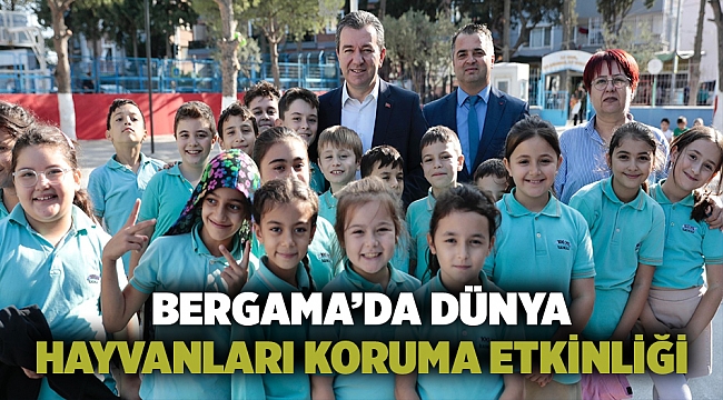 Bergama Belediyesi Dünya Hayvanları Koruma Etkinliği Düzenledi