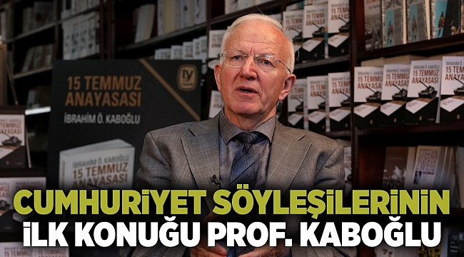 Cumhuriyet söyleşilerinin ilk konuğu Prof. Kaboğlu