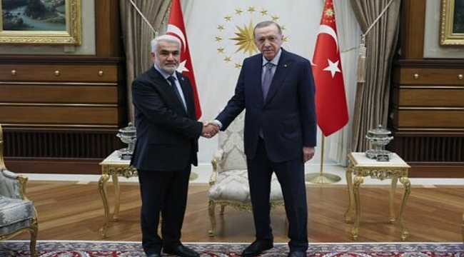 Erdoğan, HÜDA PAR Lideri Yapıcıoğlu ile görüştü