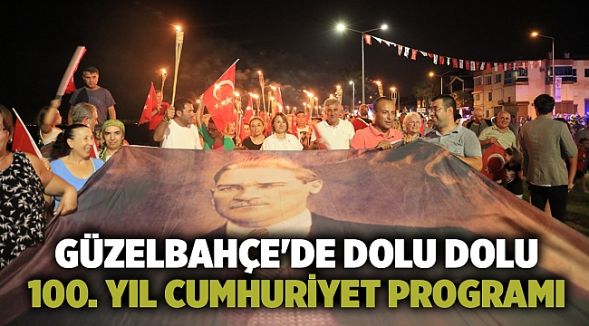 Güzelbahçe&#039;de dolu dolu 100. Yıl Cumhuriyet Programı
