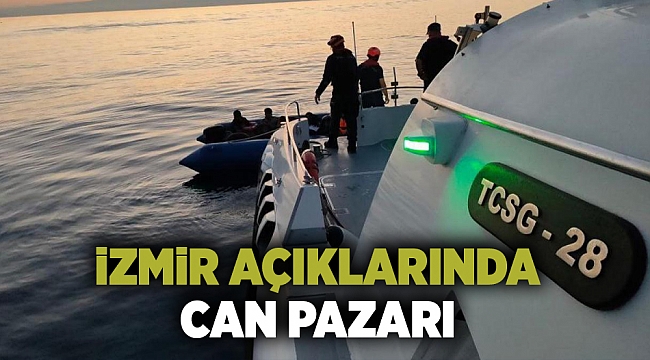 İzmir açıklarında 65 düzensiz göçmen yakalandı, 363 düzensiz göçmen kurtarıldı