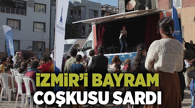 İzmir’i bayram coşkusu sardı