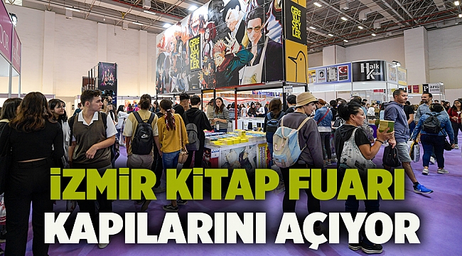 İzmir Kitap Fuarı kapılarını açıyor