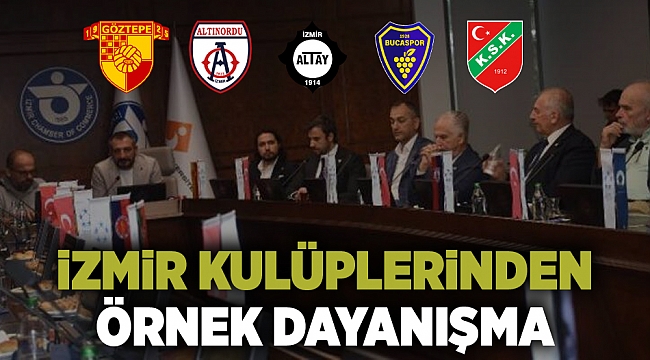 İzmir kulüplerinden örnek dayanışma