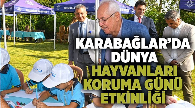 Karabağlar Belediyesi Dünya Hayvanları Koruma günü etkinliği