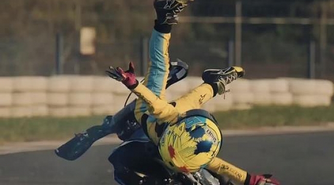 Kenan Sofuoğlu'nun 4 yaşındaki oğlu Zayn herkesin yüreğini ağzına getirdi! Bir anda tepetaklak oldu