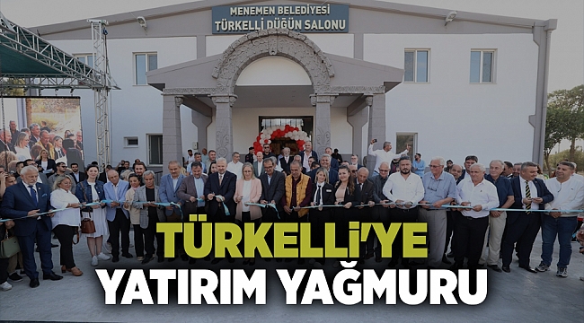 MENEMEN BELEDİYESİ'NDEN 4 AÇILIŞ BİRDEN