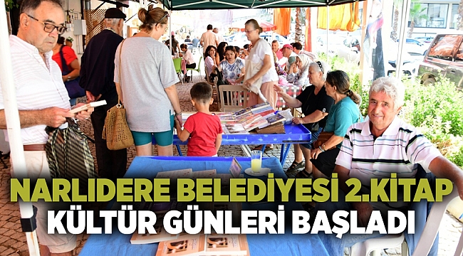 NARLIDERE BELEDİYESİ 2.KİTAP KÜLTÜR GÜNLERİ BAŞLADI