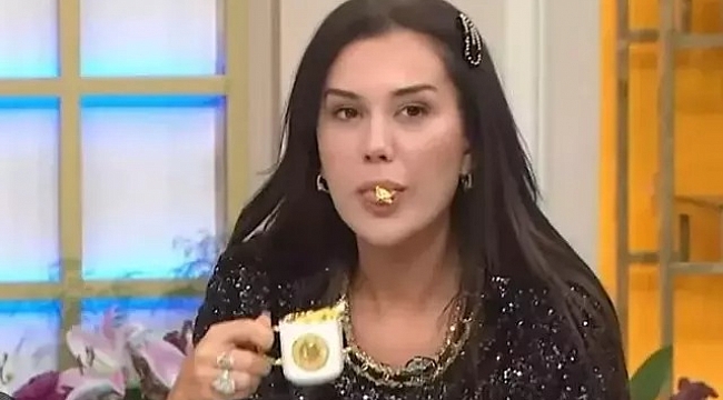 Sahte olduğunu söylemişti! Dilan Polat&#039;ın altınlı fincanının fiyatı şoke etti