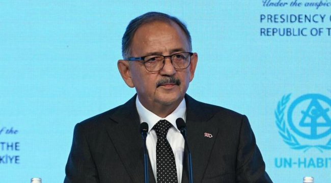 Bakan Özhaseki açıkladı! 1 ayda 50 bin konut teslim edilecek