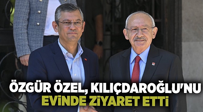 CHP Genel Başkanı Özgür Özel, Kemal Kılıçdaroğlu&#039;nu evinde ziyaret etti.