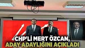 CHP'li Mert Özcan, aday adaylığını açıkladı