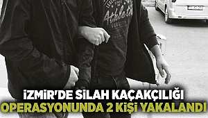 İzmir'de silah kaçakçılığı operasyonunda 2 kişi yakalandı