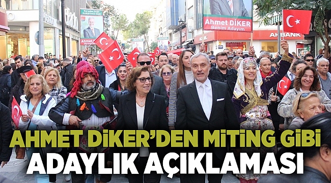Ahmet Diker’den Miting Gibi Adaylık Açıklaması