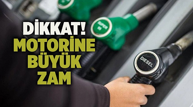 Araç sahipleri dikkat: Motorine büyük zam