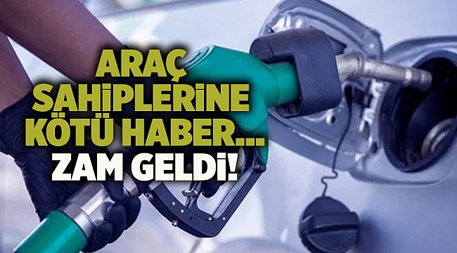 Araç sahiplerine kötü haber... Zam geldi!