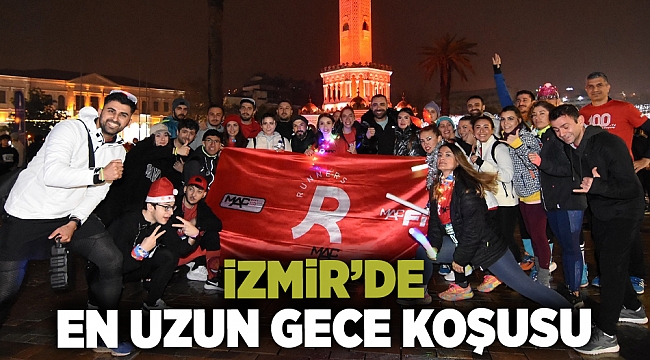 İzmir en uzun gecede koştu
