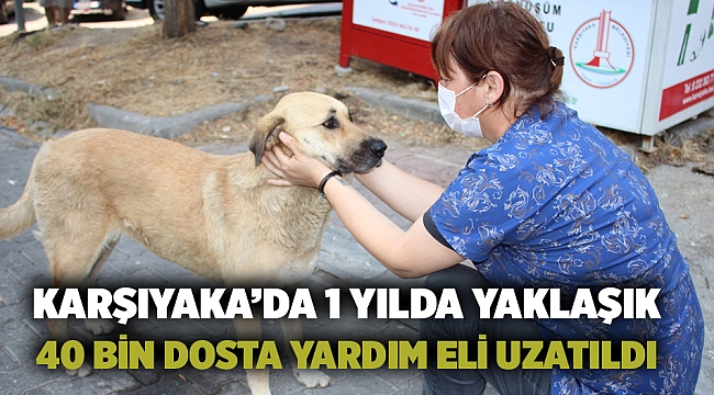 Karşıyaka’da 1 yılda yaklaşık 40 bin dosta yardım eli uzatıldı