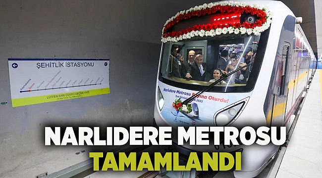 İzmir Büyükşehir Belediyesi, Narlıdere Metrosunu tamamladı