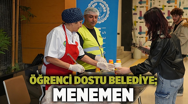 Öğrenci dostu belediye; MENEMEN