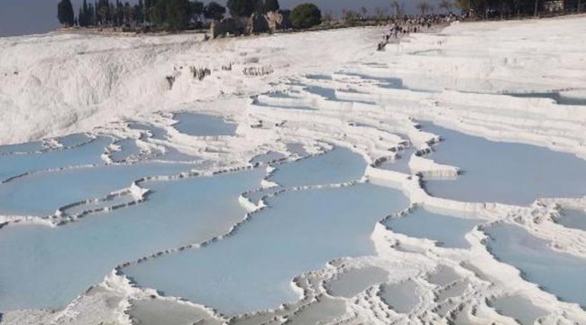 Pamukkale ziyaretçi rekoru kırdı
