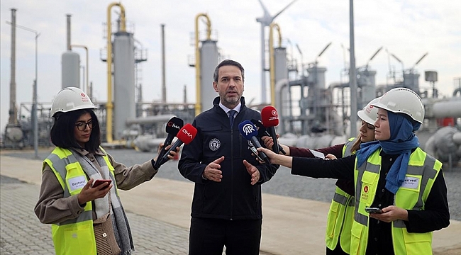 Silivri Doğal Gaz Depolama Tesisi yüzde 100 doluluk oranıyla kışa hazır girdi