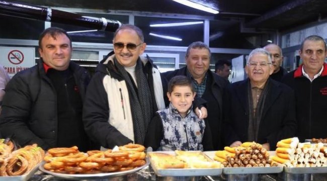 Bakan Özhaseki'den Erciyes Kayak Merkezi'nde esnaf ziyareti