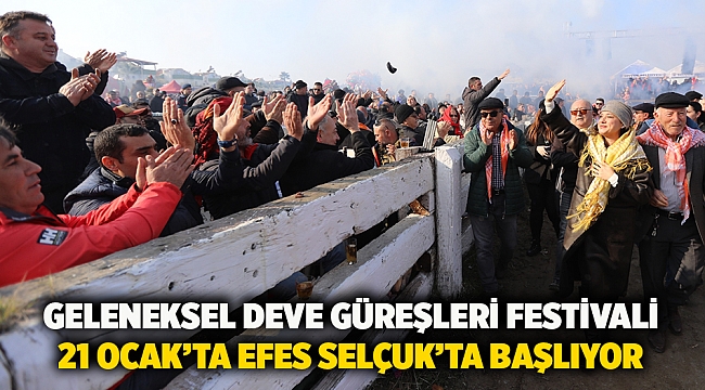 Geleneksel Deve Güreşleri Festivali 21 Ocak’ta Efes Selçuk’ta Başlıyor
