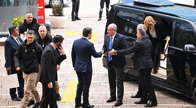 Muharrem İnce CHP Genel Merkezi&#039;ne geldi