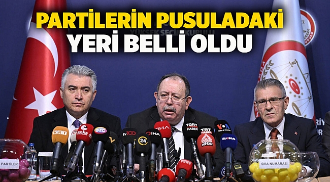 Partilerin pusuladaki yeri belli oldu