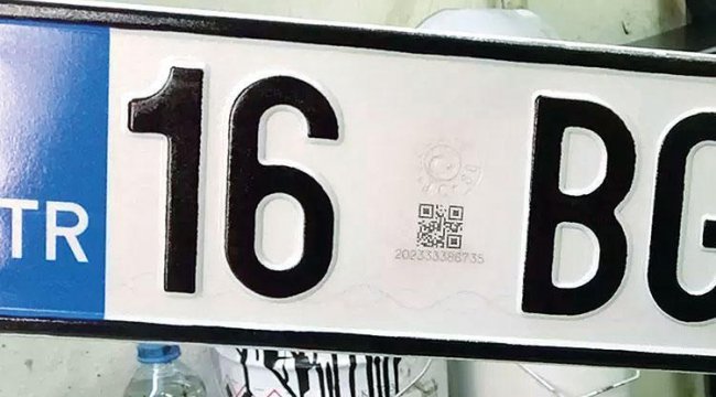Plakada karekod dönemi başladı