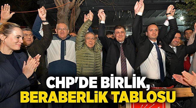CHP'de birlik, beraberlik tablosu