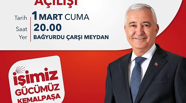 CHP Kemalpaşa açılışa hazırlanıyor