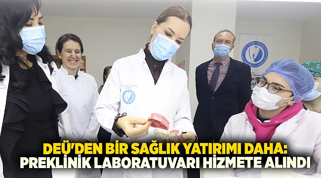 DEÜ&#039;DEN BİR SAĞLIK YATIRIMI DAHA: PREKLİNİK LABORATUVARI HİZMETE ALINDI