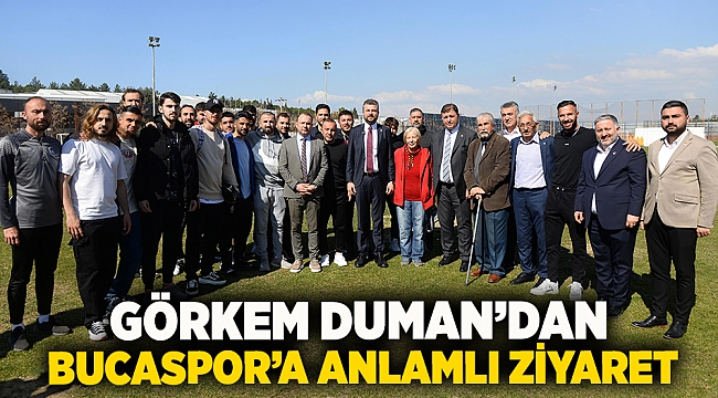Görkem Duman’dan Bucaspor’a anlamlı ziyaret