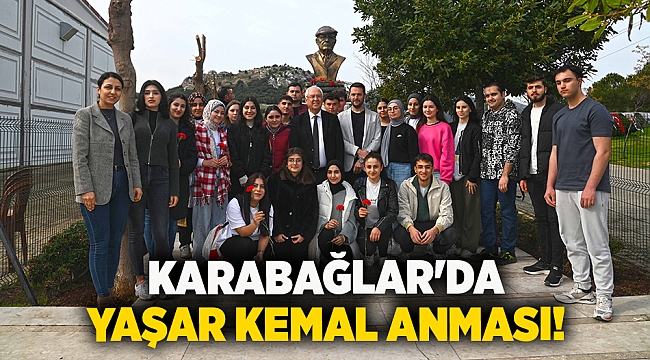 Karabağlar&#039;da Yaşar Kemal anması!