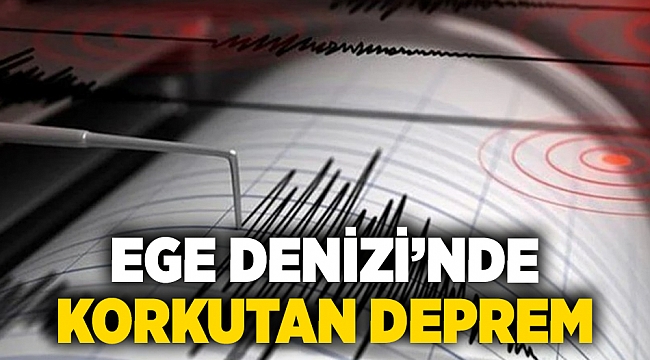 Karaburun açıklarında 4.2 büyüklüğünde deprem