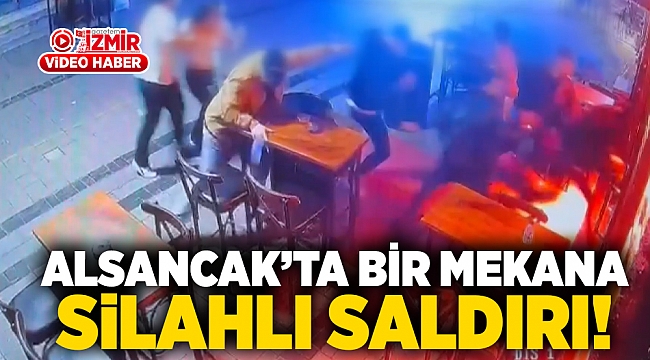 Alsancak&#039;ta bir iş yerine silahlı saldırı!