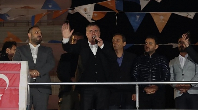 Başkan Veysi Şahin, büyük kalabalığa hitap etti