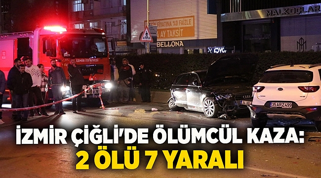 İzmir Çiğli'de Ölümcül Kaza: Hasarlı Araçların Olduğu Yerde Can Pazarı