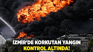 İzmir'de korkutan yangın kontrol altında!