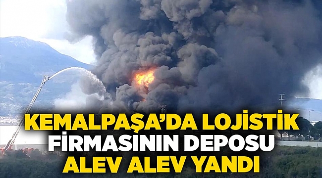 İzmir&#039;de soğuk hava deposunda yangın