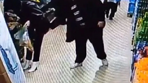 Kırklareli'nde markette alışveriş yapan kadını taciz etti! O anlar kamerada