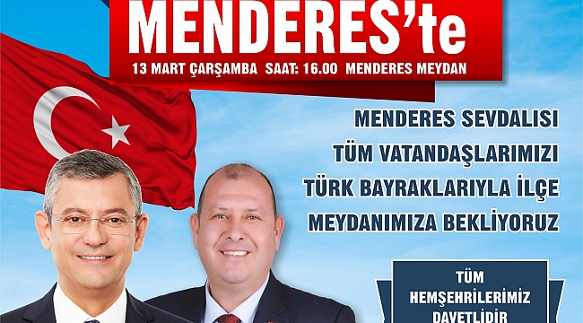 Menderes’te Türk Bayraklı Özel Gün