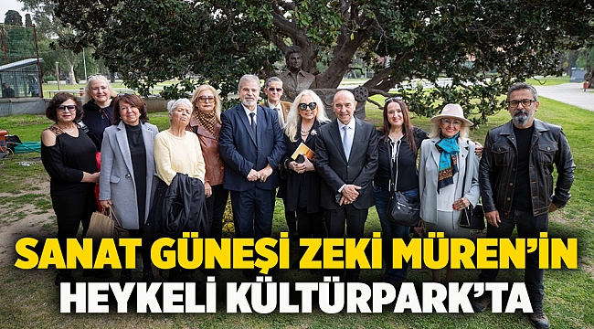 Sanat güneşi Zeki Müren’in heykeli Kültürpark’ta