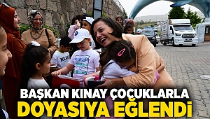 Başkan Kınay çocuklarla doyasıya eğlendi: Çocukların çocukluğunu yaşayabilmesi için daha çok çalışacağız