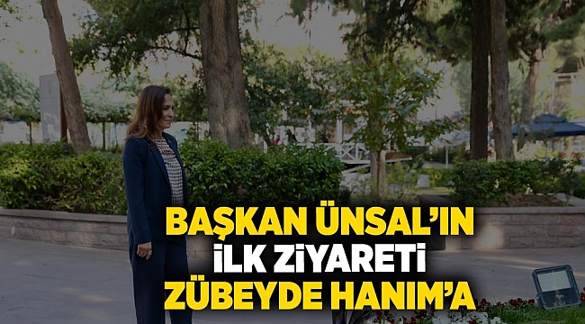 Başkan Ünsal&#039;ın ilk ziyareti Zübeyde Hanım&#039;a